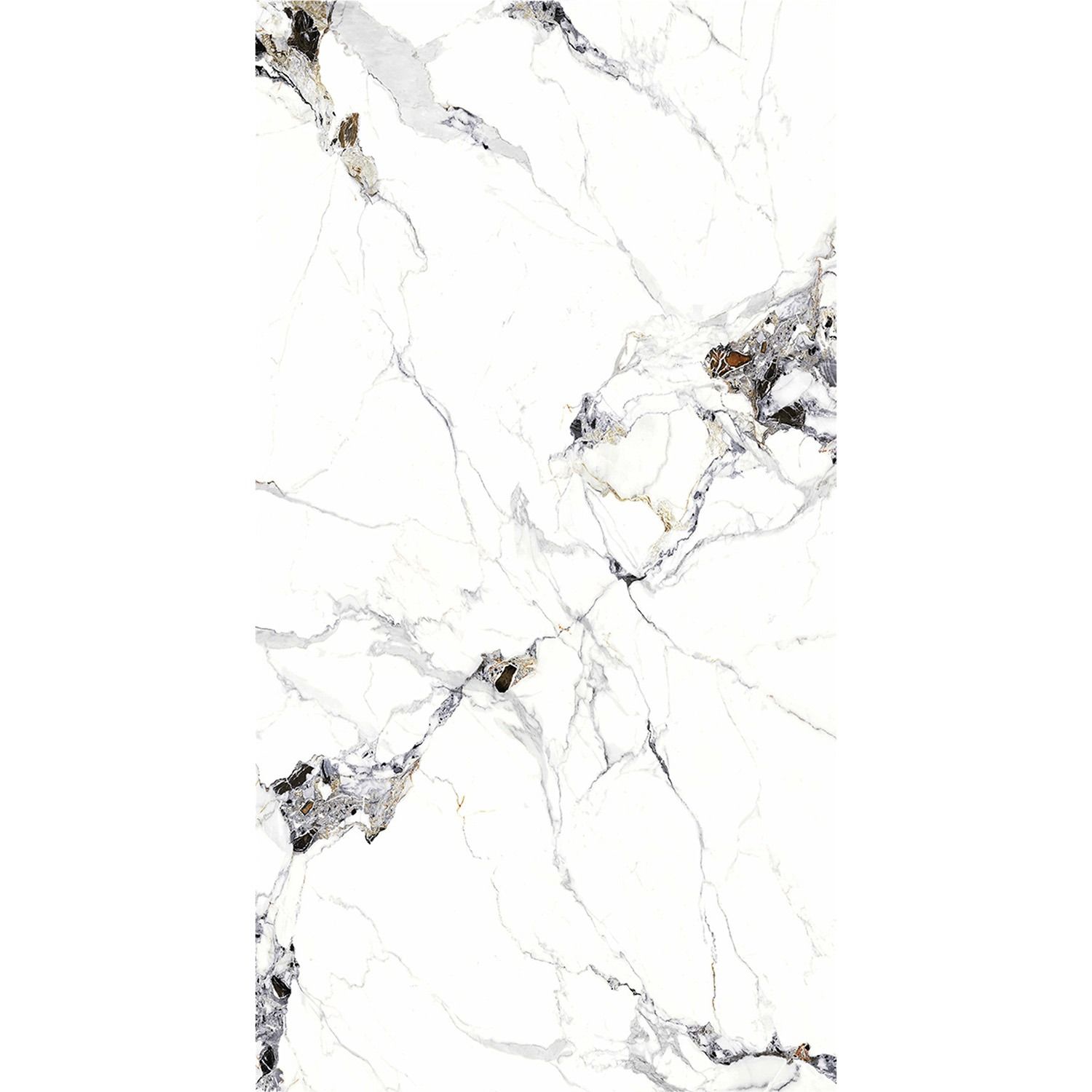 Panel stenový SPC Mramor Carrara Biely Lesklý 120 x 280 cm 4 mm (B) Panel stenový SPC Mramor Carrara Biely Lesklý 120 x 280 cm 4 mm (B)