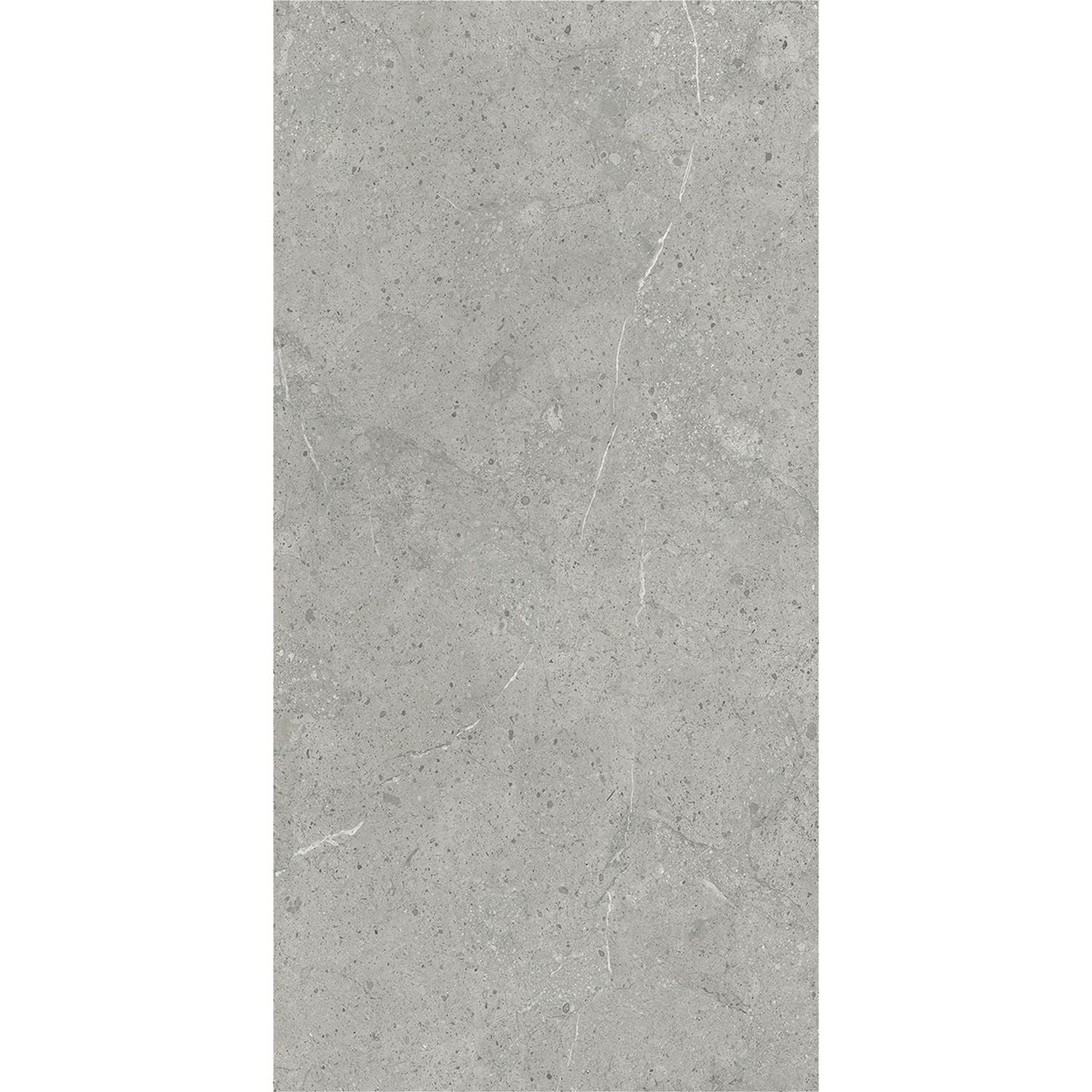 Vinylový podlahový panel SPC Kameň Limestone Sivý Mat 45 × 90 cm 4 mm – 1 ks