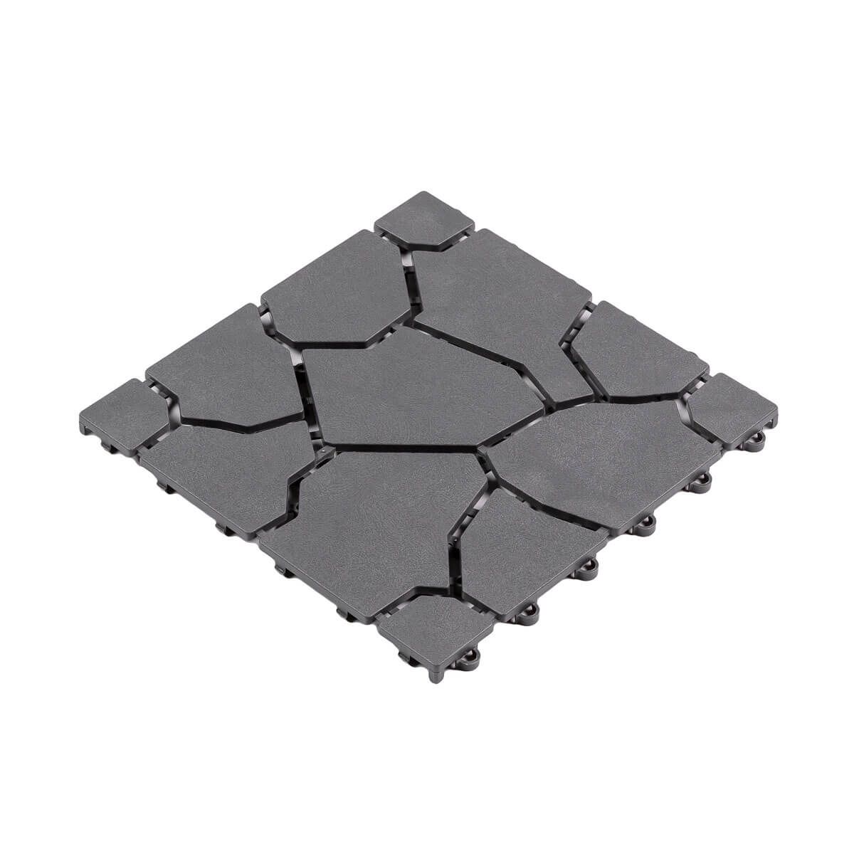 Płytka Ogrodowa Tarasowa Uni-Floor Kamień Szary 28 x 28 x 1,5 cm