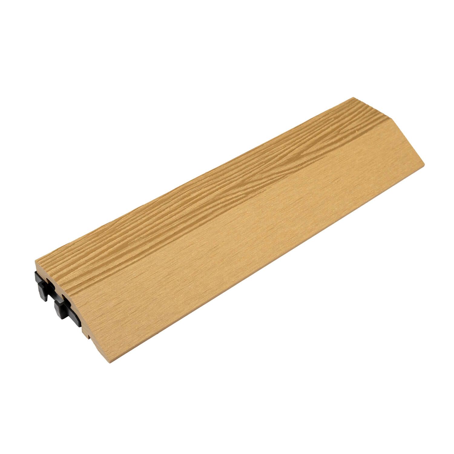 Bočná kompozitná terasová dlažba 3D Medový Teak