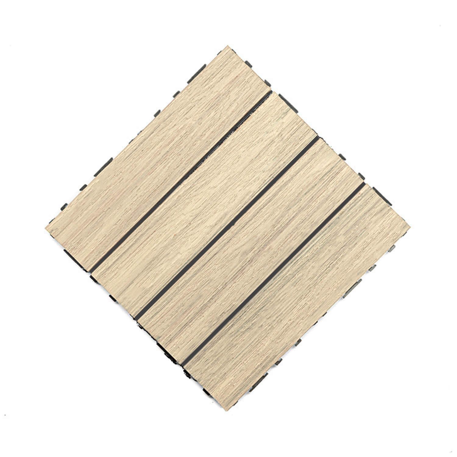 Kompozitná Terasová Dlaždica Premium Ecru 30 x 30 x 2,5 cm