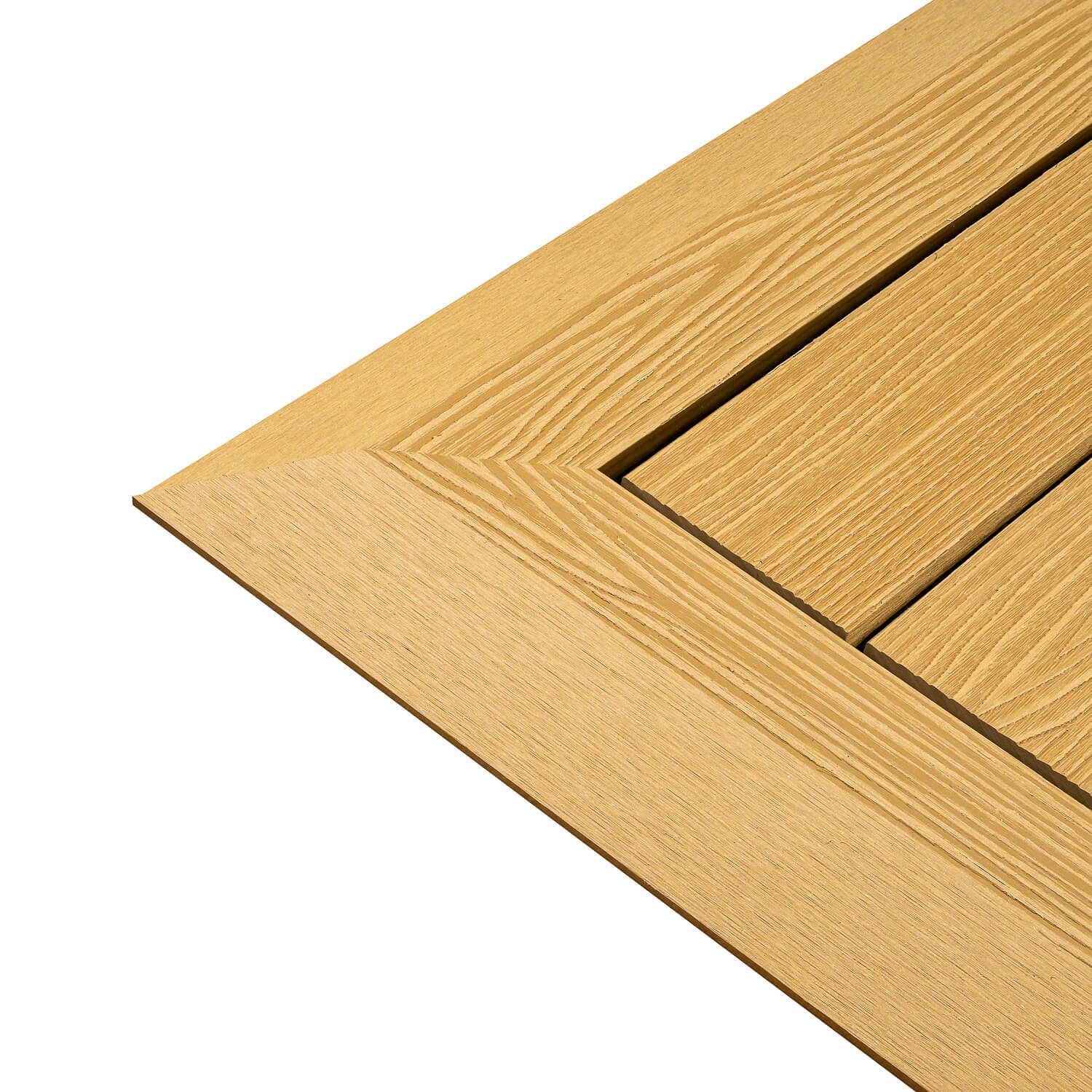 Kompozitná Terasová Dlaždica 3D Medový Teak 30 x 30 x 2,1 cm Kompozitná Terasová Dlaždica 3D Medový Teak 30 x 30 x 2,1 cm