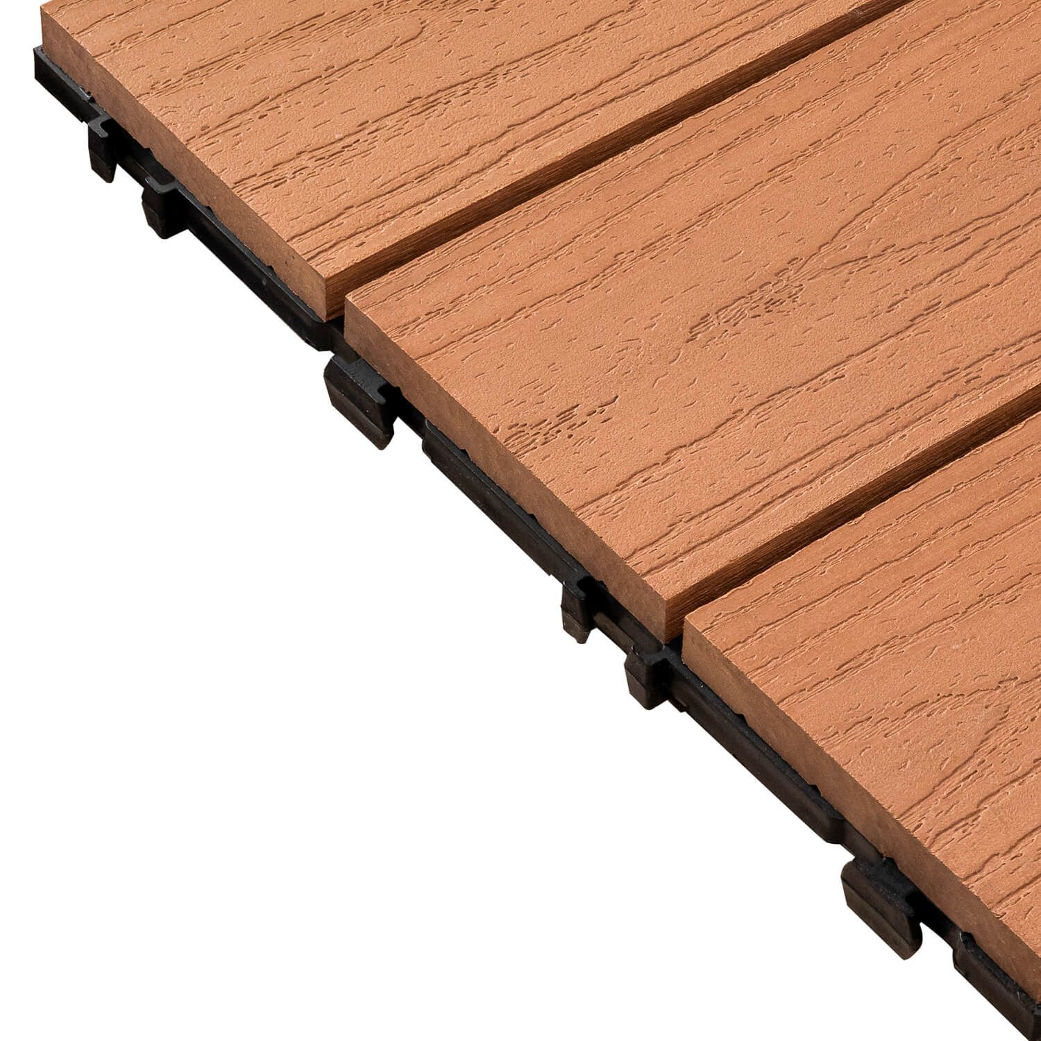 Kompozitná Terasová Dlaždica 3D Solid Svetlo Hnedá 30 x 30 x 2,5 cm Kompozitná Terasová Dlaždica 3D Solid Svetlo Hnedá 30 x 30 x 2,5 cm