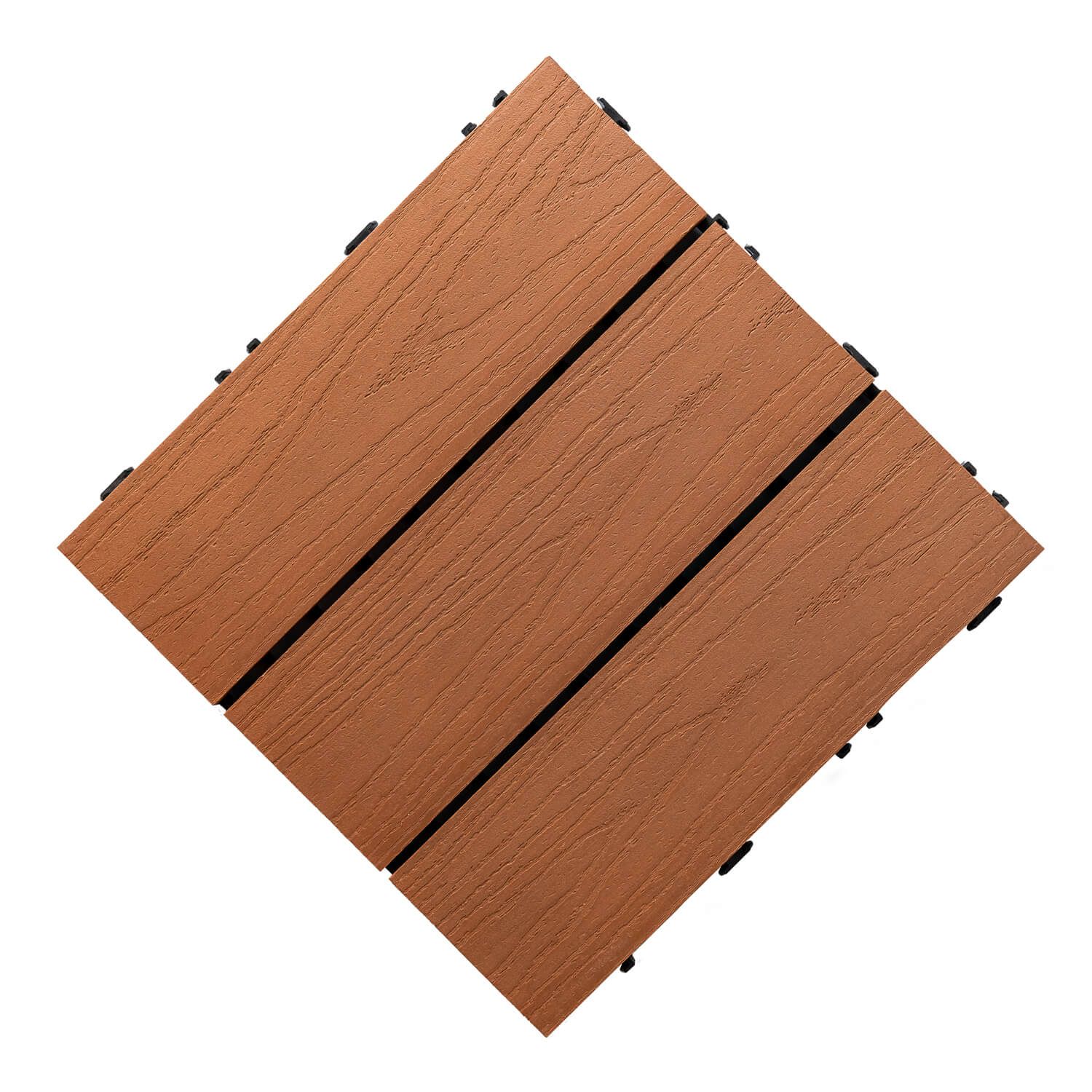 Kompozitná Terasová Dlaždica 3D Solid Svetlo Hnedá 30 x 30 x 2,5 cm Kompozitná Terasová Dlaždica 3D Solid Svetlo Hnedá 30 x 30 x 2,5 cm