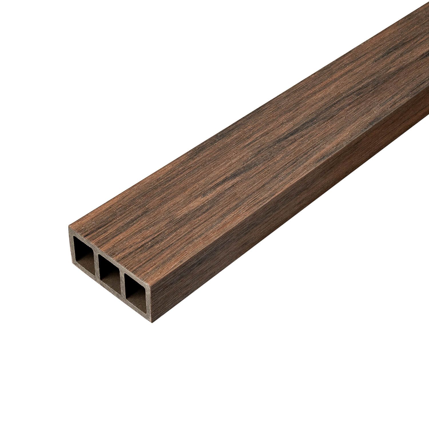 Kompozitný dekoratívny lamelový profil 9x4 cm Premium Teak – 2,8 m