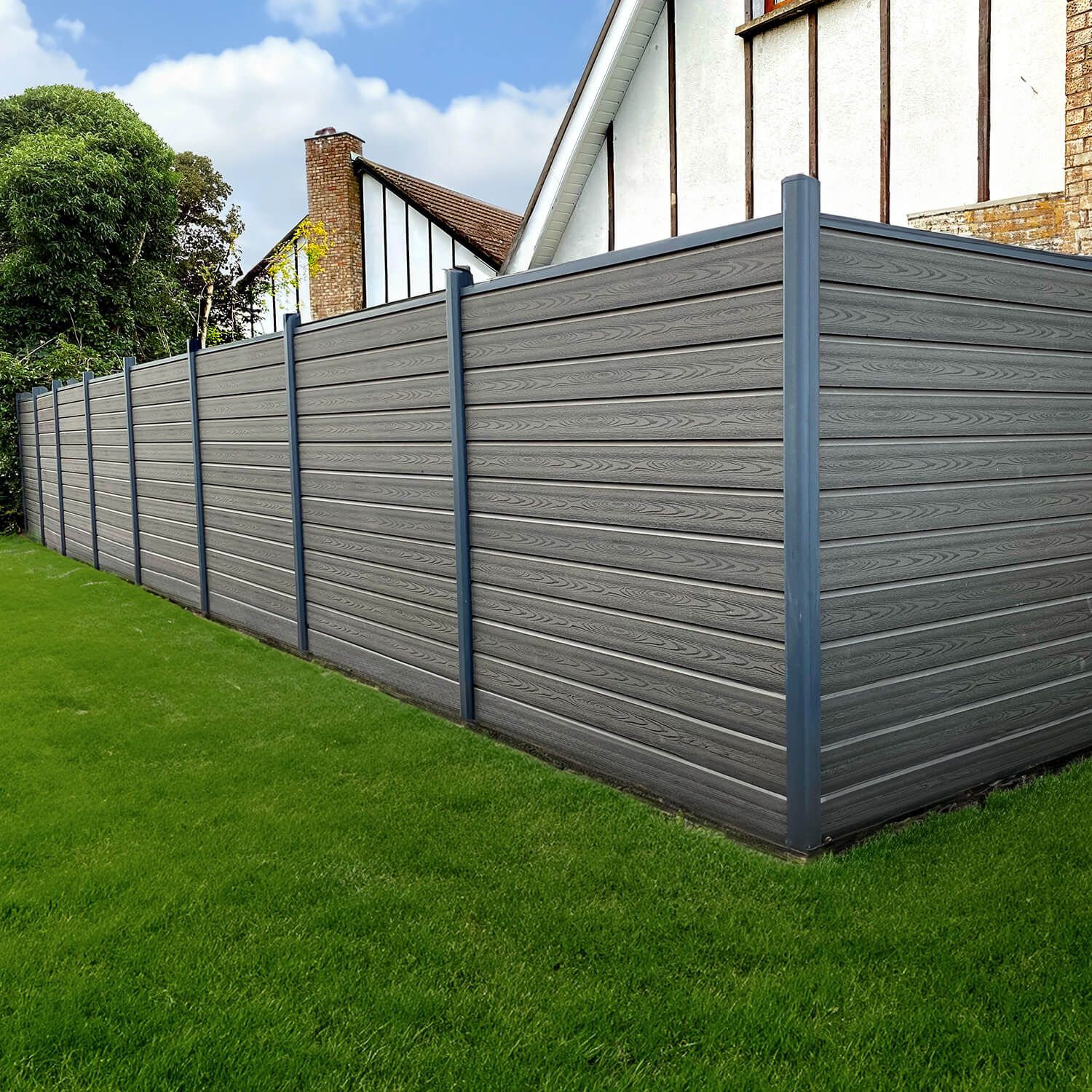 Deska Ogrodzeniowa Premium 3D Antracyt 157 x 20 mm – dł. 1,8 m
