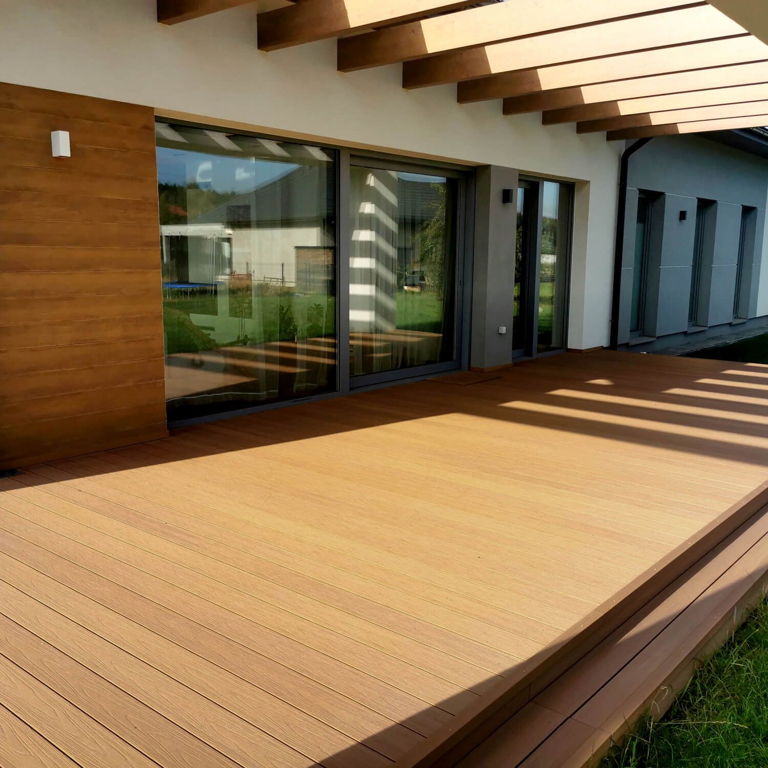 Deska Tarasowa Kompozytowa Premium Dąb Naturalny / Dąb Winchester – dł. 4 m
