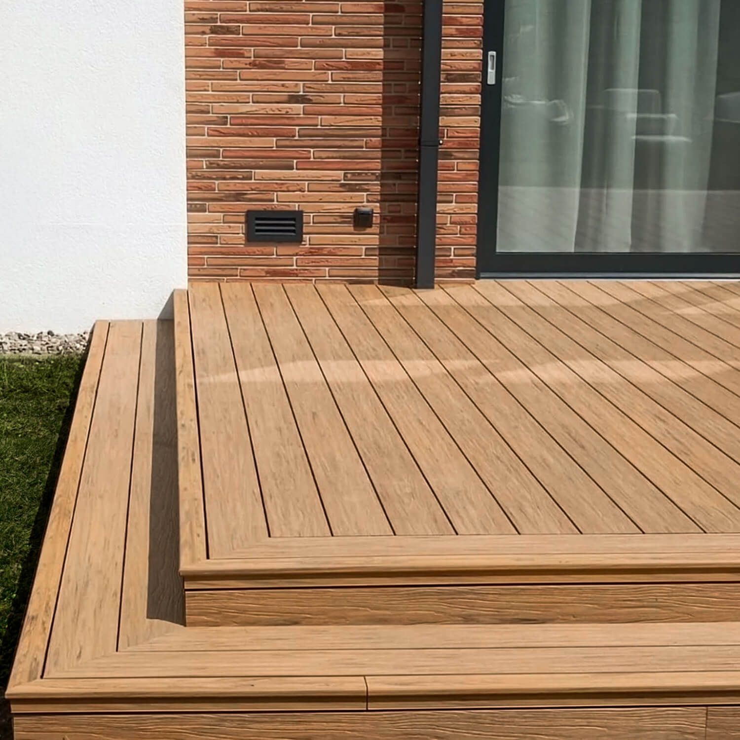 Deska Tarasowa Kompozytowa Premium Dąb Naturalny / Dąb Winchester – dł. 4 m
