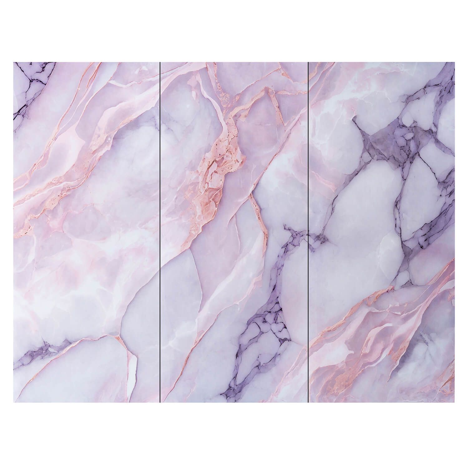 Panel stenový XXL Statuario Ružový Lesklý 120 x 280 cm 3 mm (B)