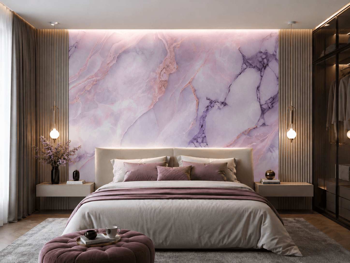 Panel stenový XXL Statuario Ružový Lesklý 120 x 280 cm 3 mm – sada 3 ks (ABC) Panel stenový XXL Statuario Ružový Lesklý 120 x 280 cm 3 mm – sada 3 ks (ABC)