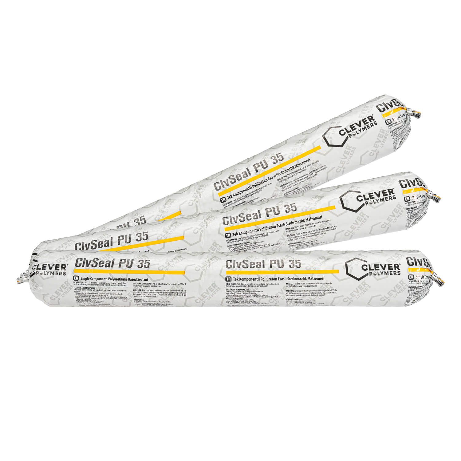 Jednozložkový polyuretánový tmel CLEVER ClvSeal PU35 – 0,7 kg (600 ml)