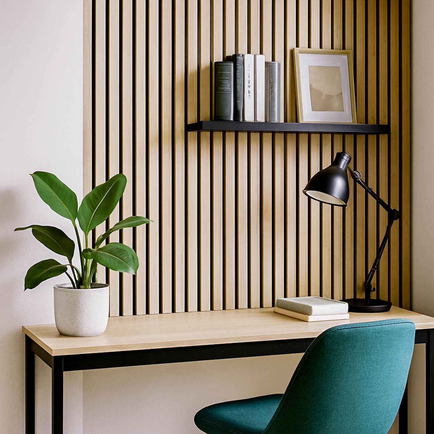 Lamele ścienne akustyczne na filcu Drewno Naturalne Fornir 2 x 32 cm – dł. 2,7 m Lamele ścienne akustyczne na filcu Drewno Naturalne Fornir 2 x 32 cm – dł. 2,7 m