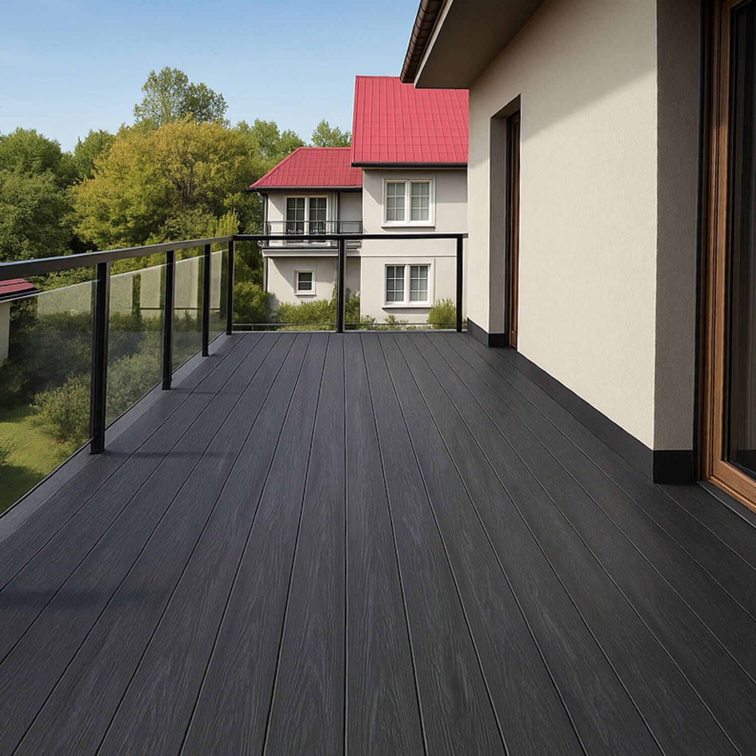 Deska Tarasowa Kompozytowa Solid Premium Antracyt – dł. 4 m Deska Tarasowa Kompozytowa Solid Premium Antracyt – dł. 4 m