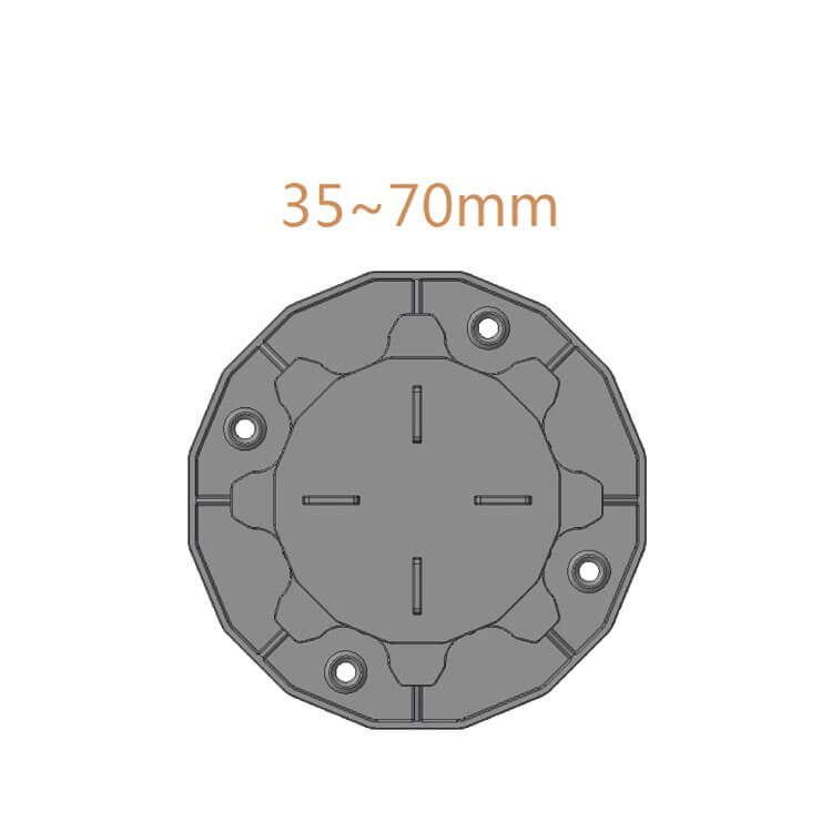 Wspornik Tarasowy Regulowany Pod Płyty ETP 35-70 mm