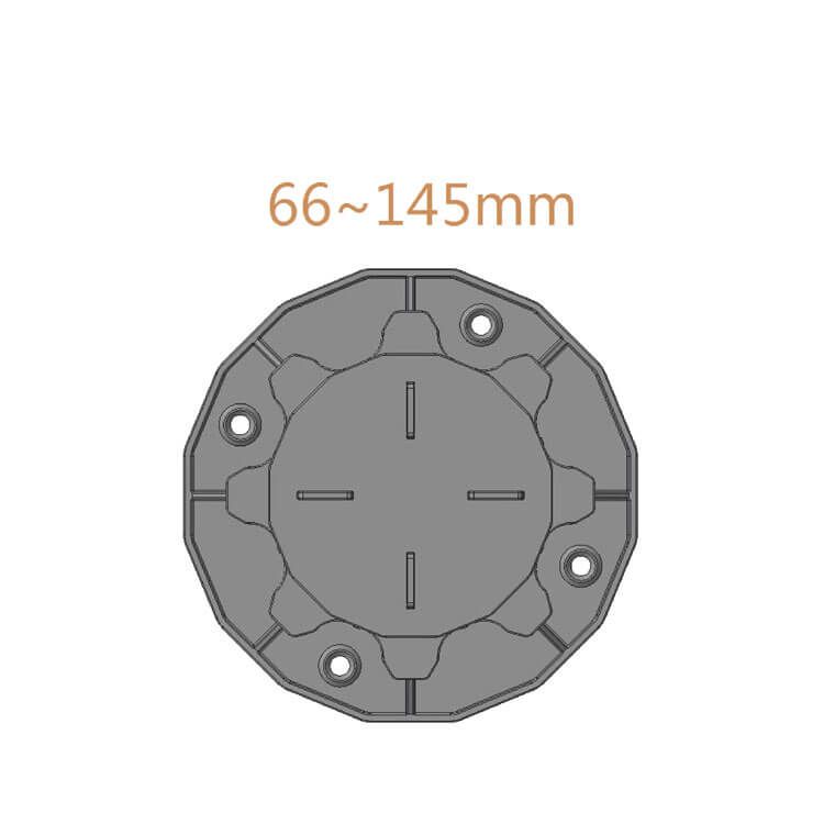 Wspornik Tarasowy Regulowany Pod Płyty ETP 66-145 mm