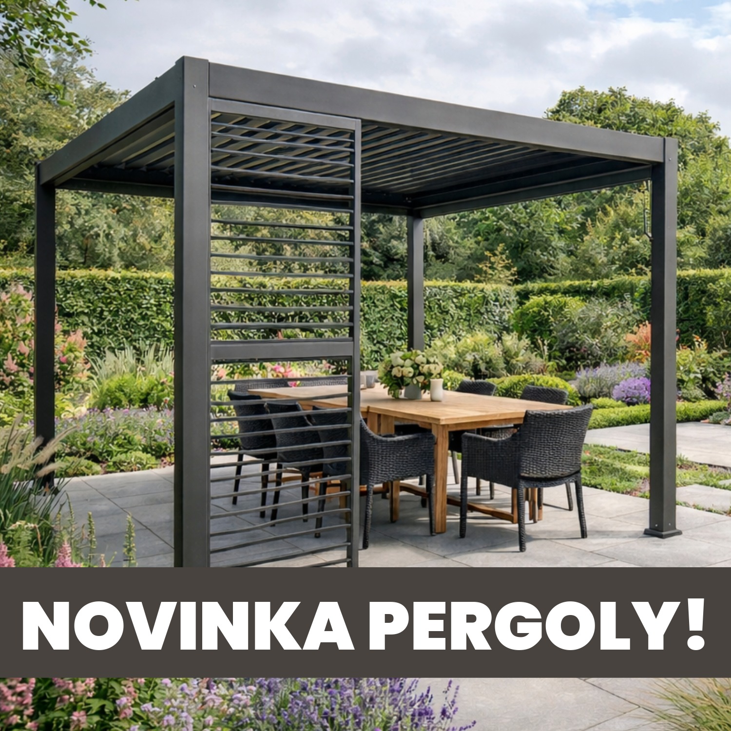 Moderné pergoly – komfortný priestor pri vašom dome po celý rok